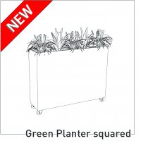 Green-Furniture » Green Planter squared